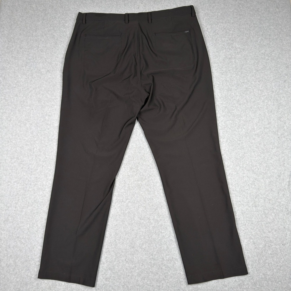 Greg Norman Shark Mens 38x30 Black Trousers Golf Performance Stretch Chino - Picture 6 of 8
